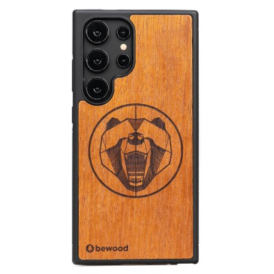 Samsung Galaxy S24 Ultra Bear Merbau Bewood Wood Case
