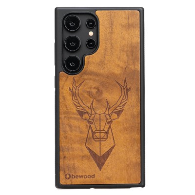 Samsung Galaxy S24 Ultra Deer Imbuia Bewood Wood Case
