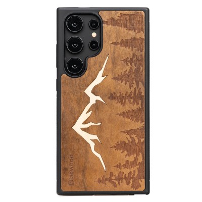 Samsung Galaxy S24 Ultra Mountains Imbuia Bewood Wood Case