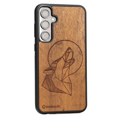 Samsung Galaxy S23 FE Wolf Imbuia Bewood Wood Case