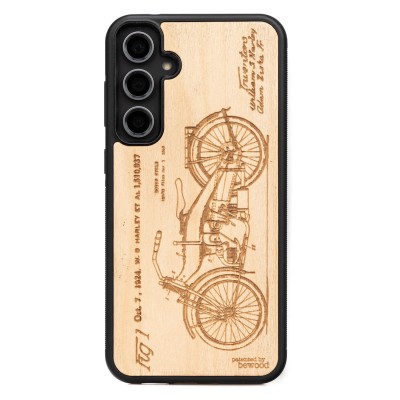 Samsung Galaxy S23 FE Harley Patent Anigre Bewood Wood Case