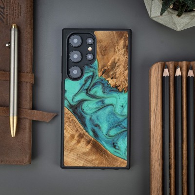 Etui Bewood Unique na Samsung Galaxy S24 Ultra  Turquoise