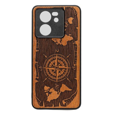 Xiaomi 13T / 13T Pro Compass Merbau Bewood Wood Case