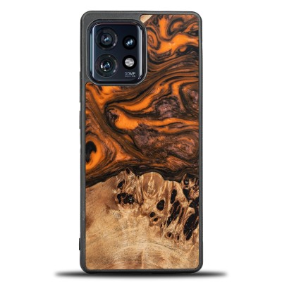 Bewood Resin Case  Motorola Edge 40 Pro  Orange