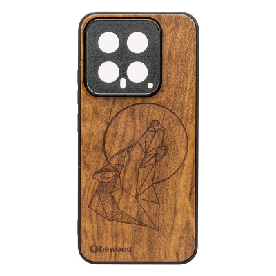 Xiaomi 14 Wolf Imbuia Bewood Wood Case