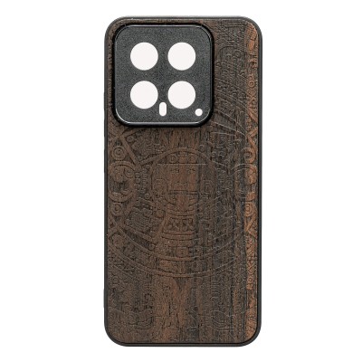 Xiaomi 14 Pro Aztec Calendar Ziricote Bewood Wood Case