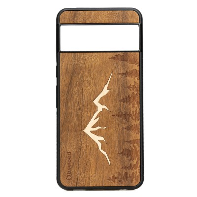 Google Pixel 8 Pro Mountains Imbuia Bewood Wood Case