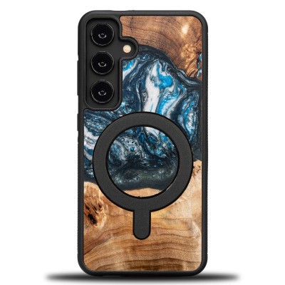Bewood Resin Case  Samsung Galaxy S24  Planets  Earth  MagSafe