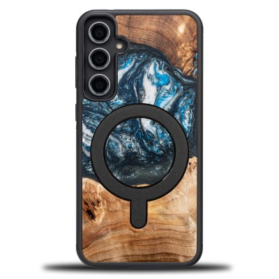 Bewood Resin Case  Samsung Galaxy S23 FE  Planets  Earth  MagSafe