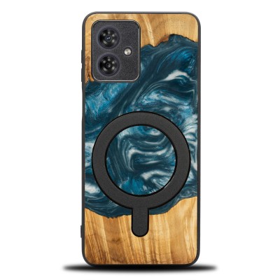 Etui Bewood Unique do Motorola G54 5G  4 Żywioły  Powietrze z MagSafe