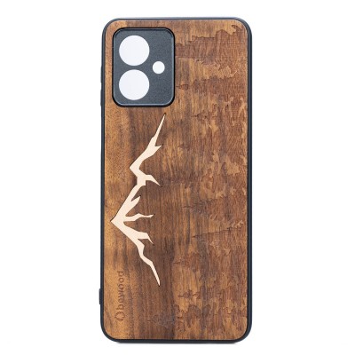 Drewniane Etui Bewood do Motorola G54 5G GÓRY IMBUIA