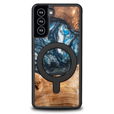 Bewood Resin Case  Samsung Galaxy S21 FE  Planets  Earth  MagSafe