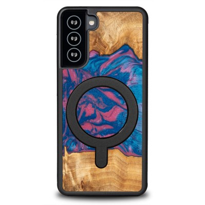Bewood Resin Case  Samsung Galaxy S21 FE  Neons  Vegas  MagSafe