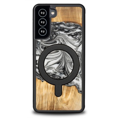 Bewood Resin Case  Samsung Galaxy S21 FE  4 Elements  Earth  MagSafe