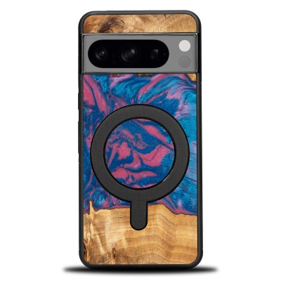 Bewood Resin Case  Google Pixel 8 Pro  Neons  Vegas  MagSafe