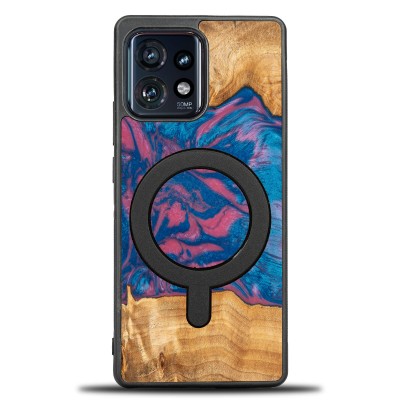 Bewood Resin Case  Motorola Edge 40 Pro  Neons  Vegas  MagSafe