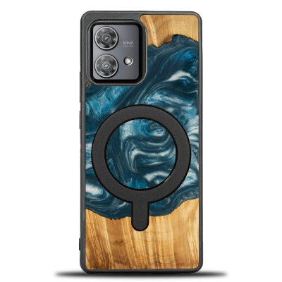 Bewood Resin Case  Motorola Edge 40 Neo  4 Elements  Air  MagSafe