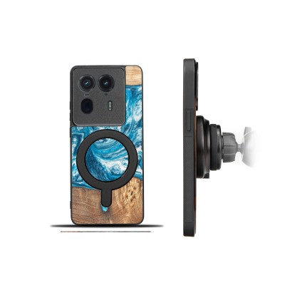 Picture 2 for: Bewood Resin Case for Motorola Edge 50 Ultra  Planets  Uranus with MagSafe