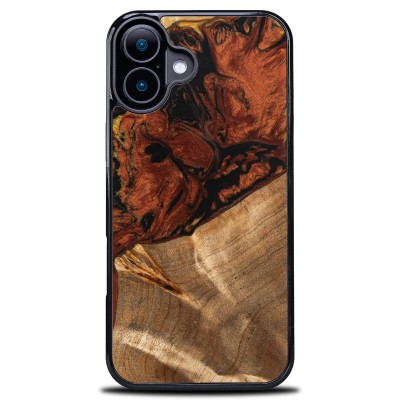 Bewood Resin Case for Apple iPhone 16  4 Elements  Fire