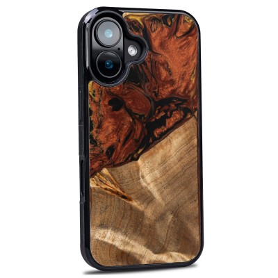 Bewood Resin Case for Apple iPhone 16  4 Elements  Fire