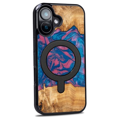 Bewood Resin Case for Apple iPhone 16  Neons  Vegas with MagSafe