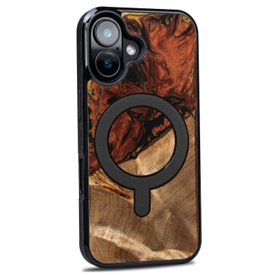 Bewood Resin Case for Apple iPhone 16  4 Elements  Fire with MagSafe