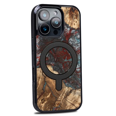 Bewood Resin Case for Apple iPhone 16 Pro  Planets  Pluto with MagSafe