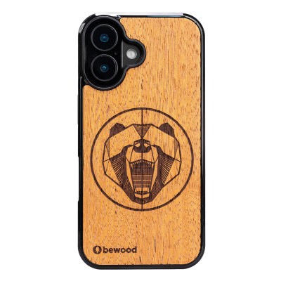 Apple iPhone 16 Bear Merbau Bewood Wood Case