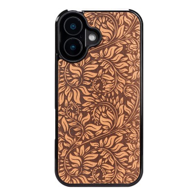 Drewniane Etui Bewood do iPhone 16 LIŚCIE JABŁOŃ