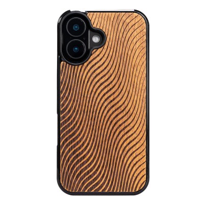 Apple iPhone 16 Waves Merbau Bewood Wood Case