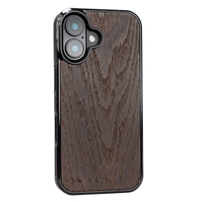 Drewniane Etui Bewood do iPhone 16 DĄB WĘDZONY