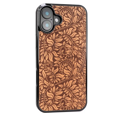 Drewniane Etui Bewood do iPhone 16 Plus LIŚCIE JABŁOŃ