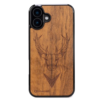 Drewniane Etui Bewood do iPhone 16 Plus JELEŃ IMBUIA