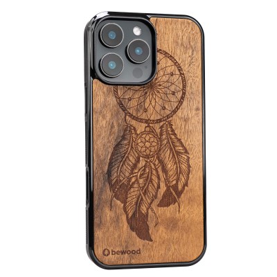 Drewniane Etui Bewood do iPhone 16 Pro Max ŁAPACZ SNÓW IMBUIA