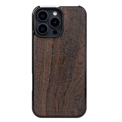 Drewniane Etui Bewood do iPhone 16 Pro Max KALENDARZ AZTECKI ZIRICOTE