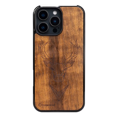 Drewniane Etui Bewood do iPhone 16 Pro Max JELEŃ IMBUIA