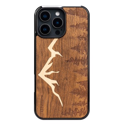 Drewniane Etui Bewood do iPhone 16 Pro Max GÓRY IMBUIA