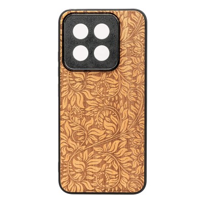 Drewniane Etui Bewood do Xiaomi 14T LIŚCIE JABŁOŃ