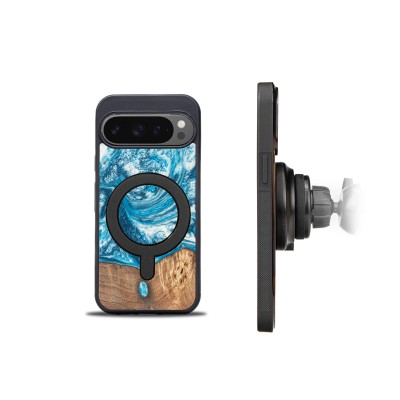 Bewood Resin Case for Google Pixel 9 XL  Planets  Uranus with MagSafe