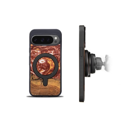 Bewood Resin Case for Google Pixel 9 XL  Planets  Mars with MagSafe