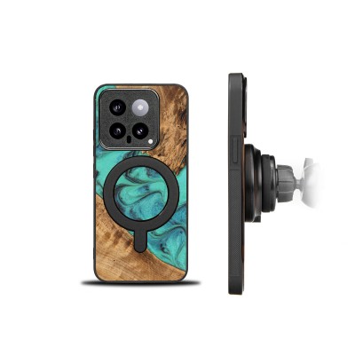 Bewood Resin Case for Xiaomi 14T  Turquoise with MagSafe