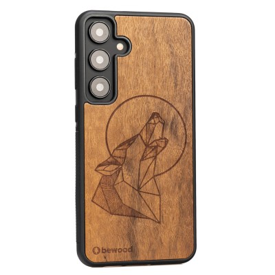 Samsung Galaxy S24 FE Wolf Imbuia Bewood Wood Case