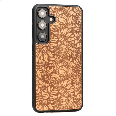 Drewniane Etui Bewood do Samsung Galaxy S24 FE 5G LIŚCIE JABŁOŃ