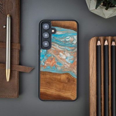 Bewood Resin Case for Samsung Galaxy S24 FE  Planets  Saturn