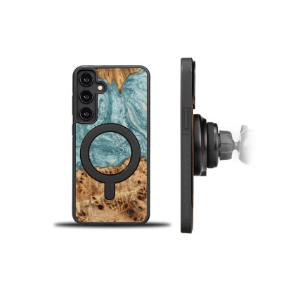 Bewood Resin Case for Samsung Galaxy S24 FE  Planets  Uranus with MagSafe