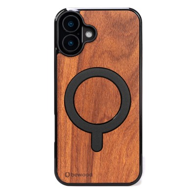 Apple iPhone 16 Plus Rosewood Santos Bewood Wood Case with MagSafe