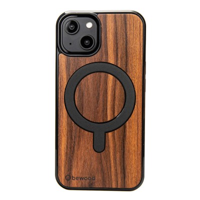 Apple iPhone 15 Rosewood Santos Bewood Wood Case with MagSafe