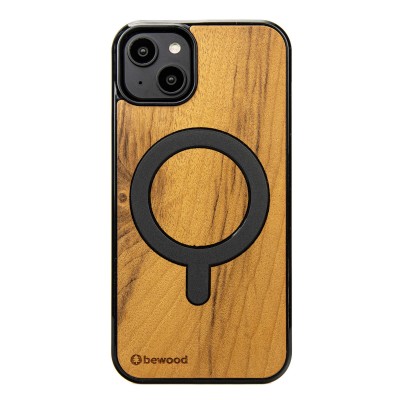 Drewniane Etui Bewood do iPhone 15 Plus IMBUIA z MagSafe