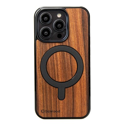 Apple iPhone 15 Pro Rosewood Santos Bewood Wood Case with MagSafe