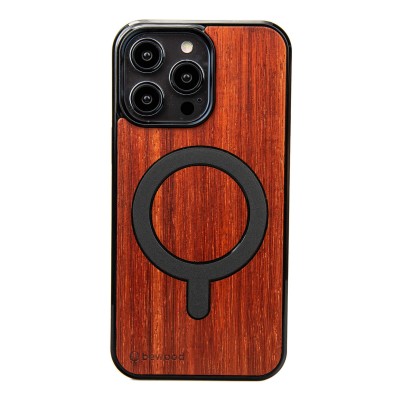 Apple iPhone 15 Pro Max Padouk Bewood Wood Case with MagSafe